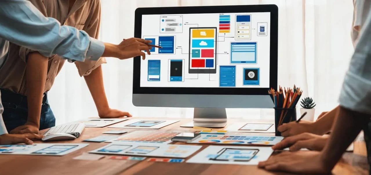 Modern web design on multiple devices